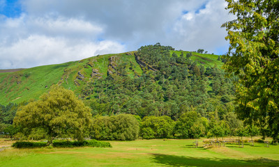Fototapeta na wymiar Idyllic view in Glendalough Valley, County Wicklow, Ireland
