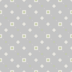 simple vector seamless pattern in retro style