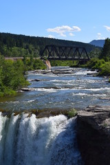 Bridge over red deer river