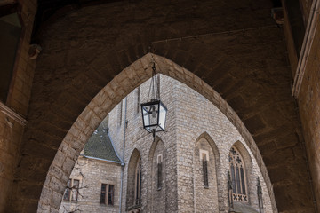 Obraz premium The old lantern in Marienburg Castle, Germany