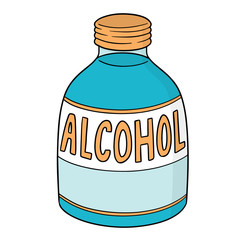 vector of medical alcohol