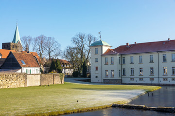 Fototapeta premium Schloss Westerholt, Herne-Westerholt, Nordrhein-Westfalen