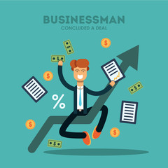 Business concept. Businessman.