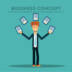 Business concept. Businessman.