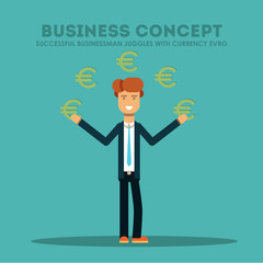 Business concept. Businessman.