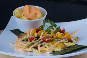 COCINA CUBANA OMELETTE CUBAN