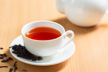 morning tea on the table