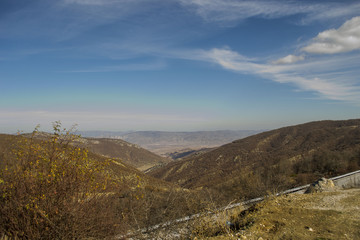 Canyon mountains jungle stream place shapes are wonderful