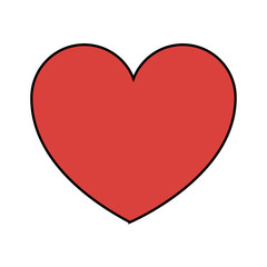heart love health care medical symbol vector illustration