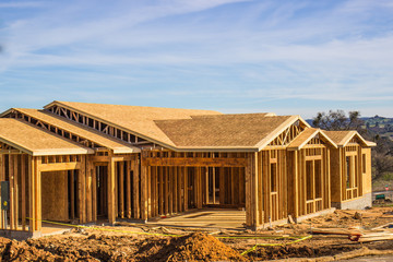 Framing Of new Home Construction