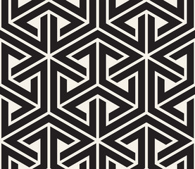 Vector seamless pattern. Modern stylish abstract texture. Repeating geometric tiles