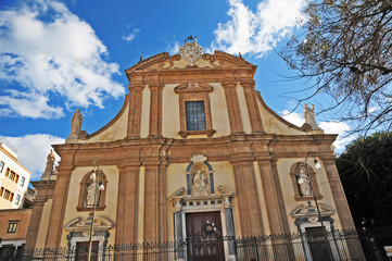 Fototapeta na wymiar Palermo, la chiesa del Gesù