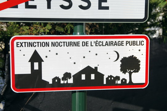 extinction de l&rsquo;&eacute;clairage public