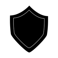 security shield protection data technology vector illustration pictogram design