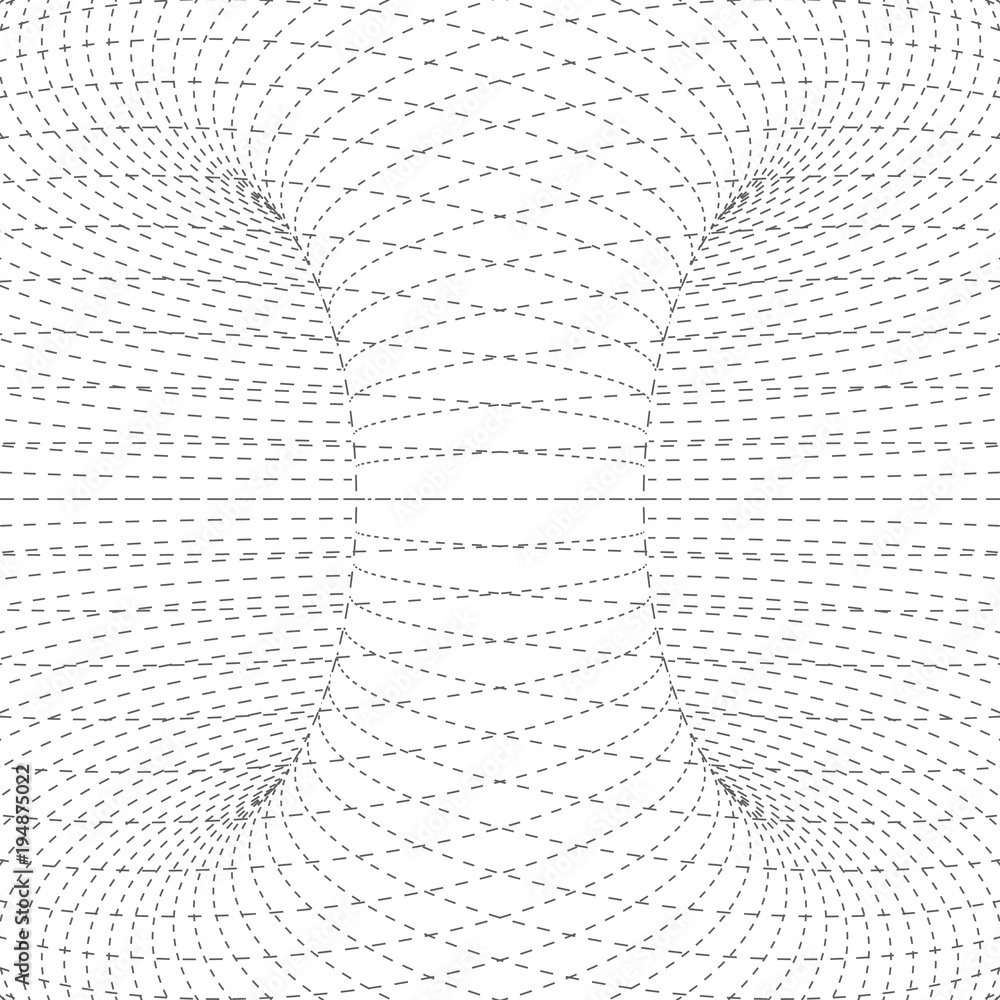Poster abstract 3d surface. the illusion of distortion of space.