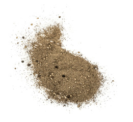 Ground Black Pepper Isolated