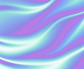Holographic abstract background. Vector illustration with neon color for booklets, cards, presentations, business cards.