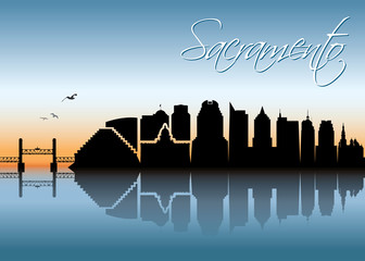 Obraz premium Sacramento skyline - California