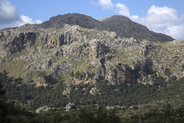 Tramontana Mountains near Lluc; Majorca