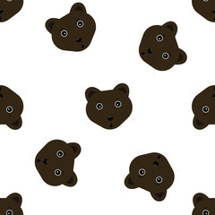 seamless pattern with cute animal