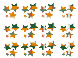 スターパターンカラフル