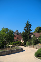 Fototapeta na wymiar Village Montfort in French Dordogne