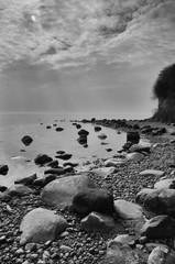 Steinstrand an der Ostsee