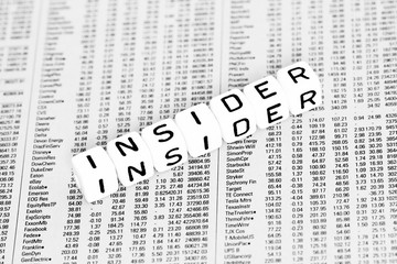 Obraz premium Insider trading