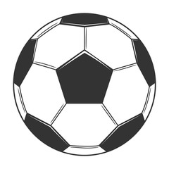 Soccer ball icon. Vintage Soccer ball for design logo, emblem, label. Vector illustration © Denys Holovatiuk