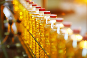 A factory for the production of sunflower oil.