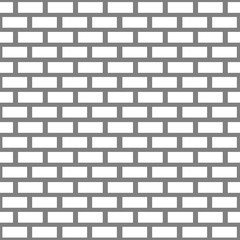 White brick wall pattern seamless