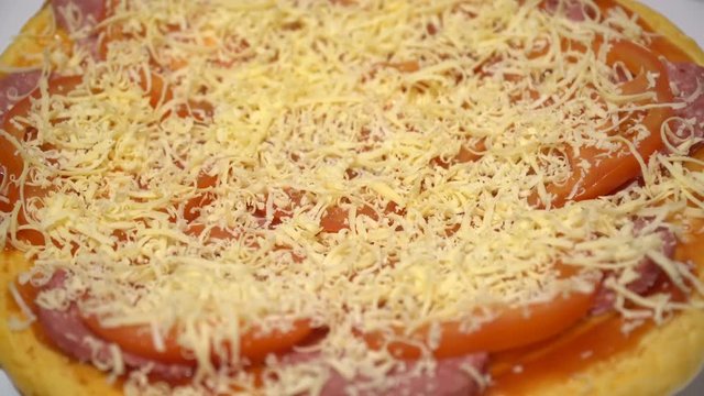 4k Pizza With Cheese