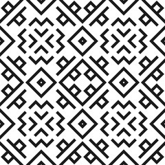 Vector seamless pattern. Modern stylish texture. Hipster monochrome print. Trendy graphic design.