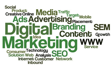 Word Cloud Digital Marketing