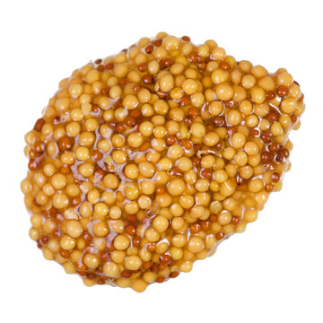 Mustard grain french isolated