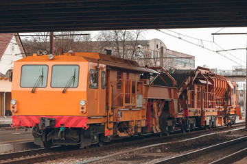 Fototapeta na wymiar Industry repair train