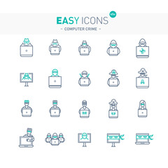 Easy icons 44e Computer crime