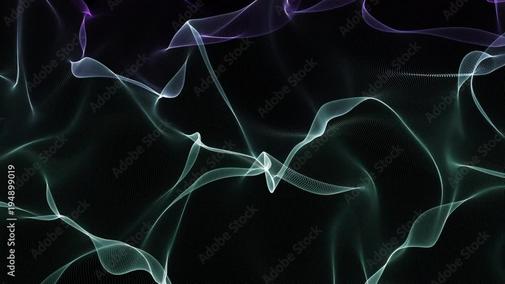 Poster abstract background with animation swinging lines in beautiful organic slow motion. macro look. abst