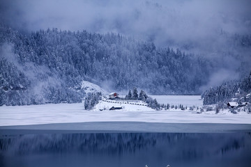 Lake at winter