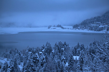 Lake at winter