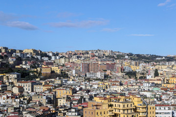 Obraz premium cityscape of buildings in naples 