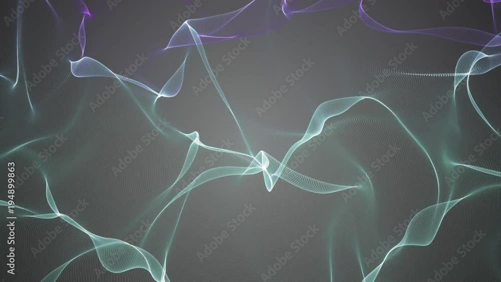 Poster abstract background with animation swinging lines in beautiful organic slow motion. macro look. abst