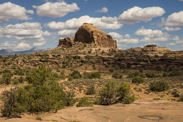  A Lone desert Butte