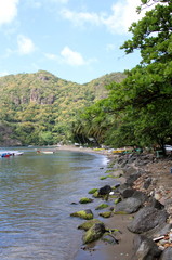 Île de Sainte Lucie (Caraïbes) et Castries, capitale