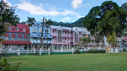 Île de Sainte Lucie (Caraïbes) et Castries, capitale