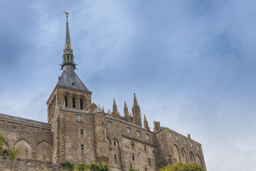 Fototapeta na wymiar Church-Abbey Mont Saint-Michel
