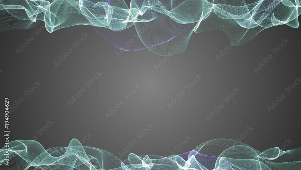Poster abstract background with animation swinging lines in beautiful organic slow motion. macro look. abst