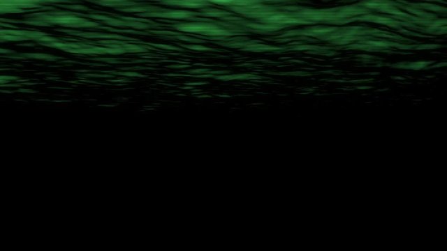 ocean wave under water. place for text. seamless loop. black background. calm energy wave.