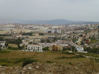 Fototapeta na wymiar Tánger,ciudad de Marruecos, en el estrecho de Gibraltar. Es la capital de la región Tánger-Tetuán-Alhucemas