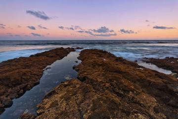 sea sunset at stones beach